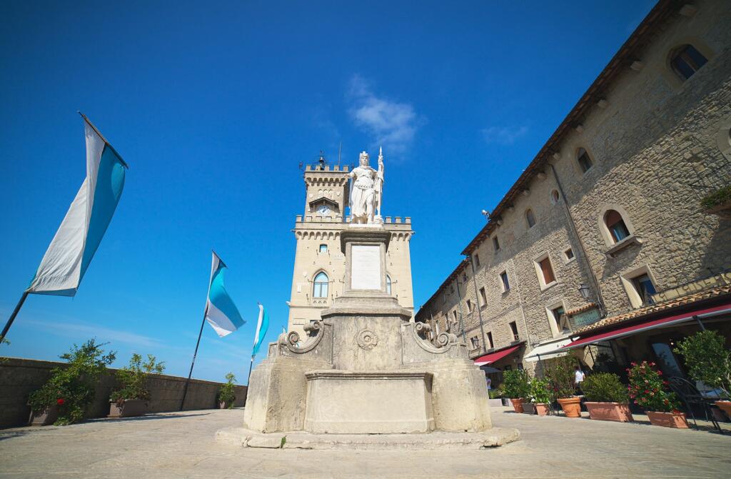 Piazza della libertà a San Marino