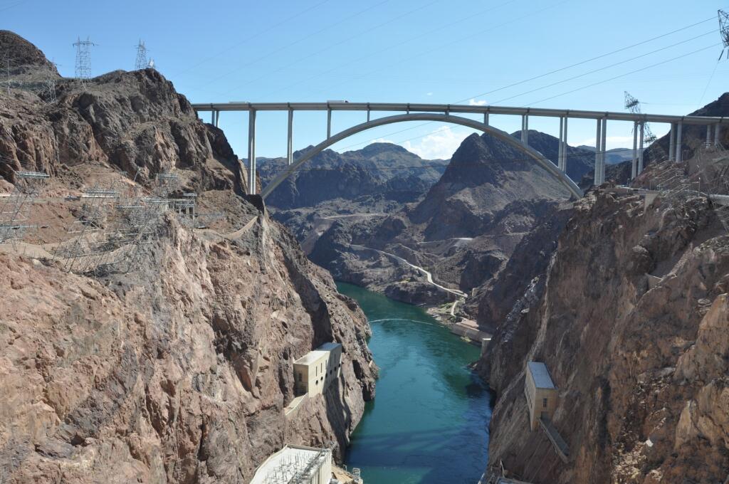 Diga Hoover ponte sul Colorado RIver