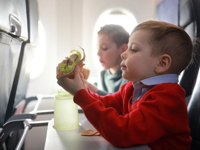 Portare cibo in aereo: una guida