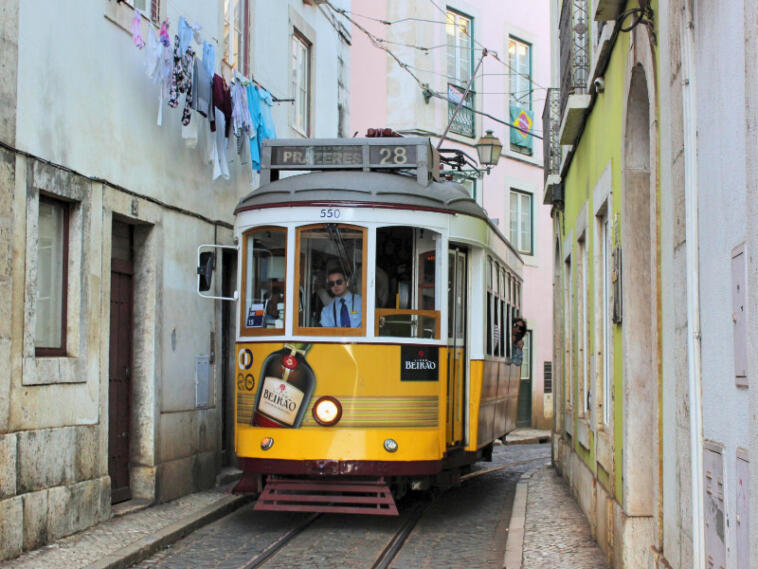 Il Tram 28 di Lisbona